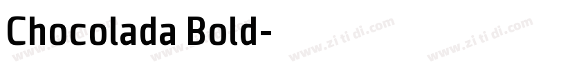 Chocolada Bold字体转换
